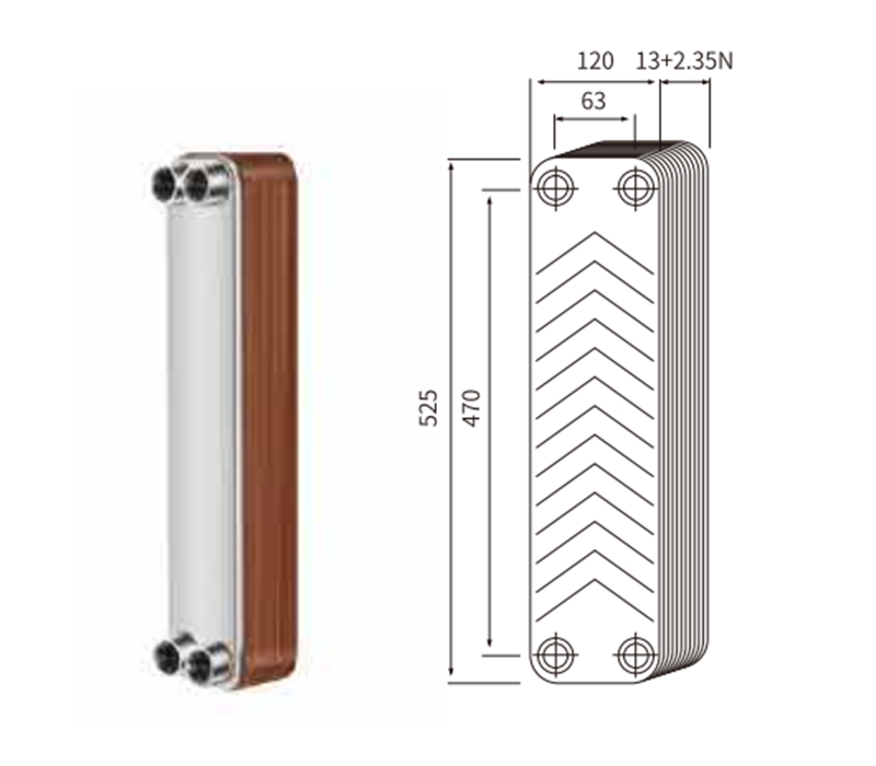 20452 Yacht accessories-heat exchanger