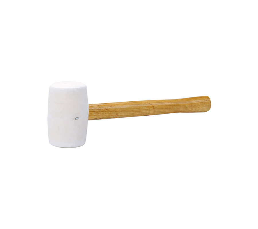 20624 Rubber hammer with wood hd