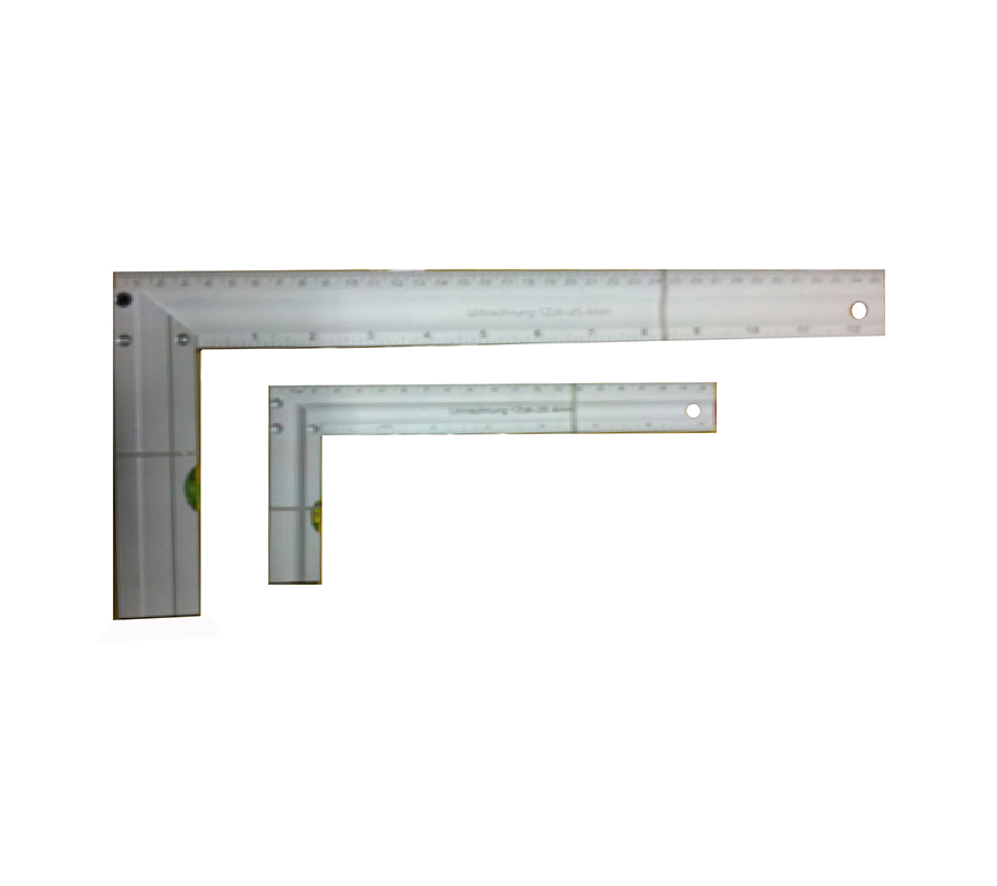 20768 2 pc aluminium angle square with level